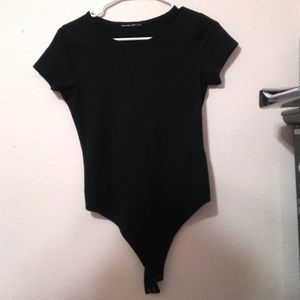 Abercrombie short sleeve body suit black